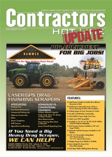 Contractors Hot Line - December 25, 2020