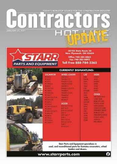 Contractors Hot Line - January 22, 2021