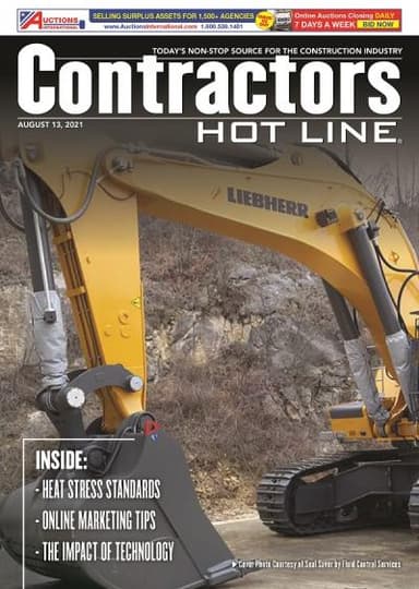 Contractors Hot Line - August 13, 2021