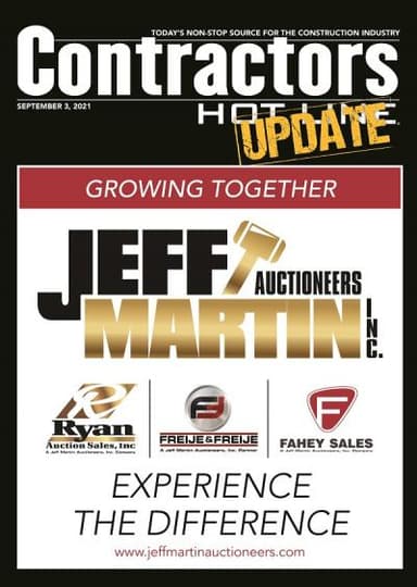 Contractors Hot Line - September 3, 2021