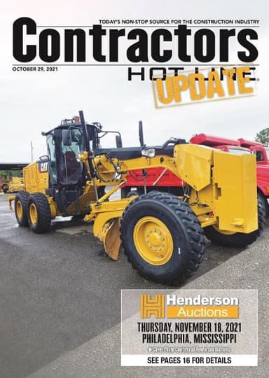 Contractors Hot Line - October 29, 2021