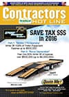 Contractors Hot Line - November 4, 2016