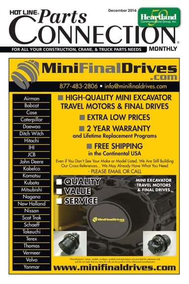 Parts Connection - December, 2016