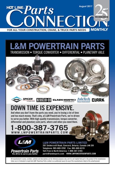 Parts Connection - August, 2017