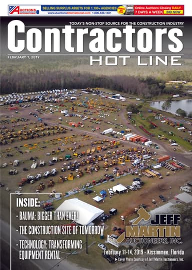 Contractors Hot Line - February 1, 2019