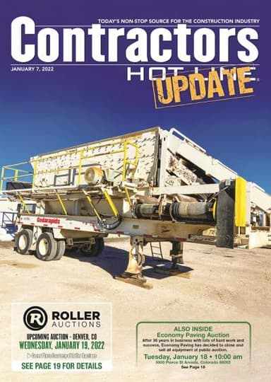 Contractors Hot Line - January 7, 2022