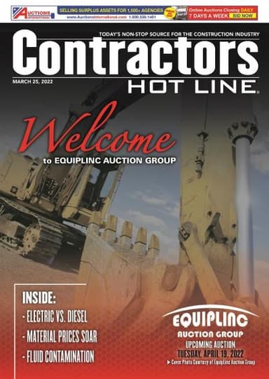 Contractors Hot Line - March 25, 2022