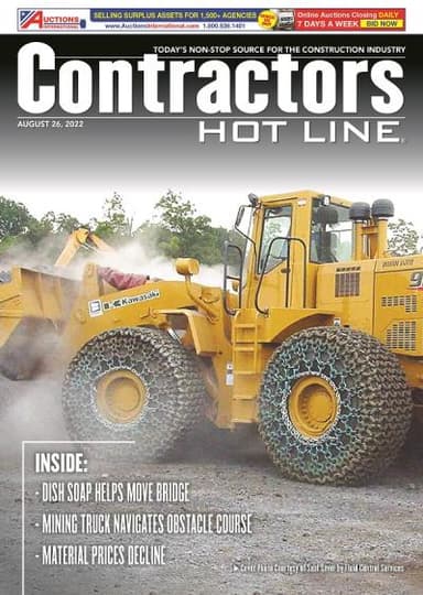 Contractors Hot Line - August 26, 2022