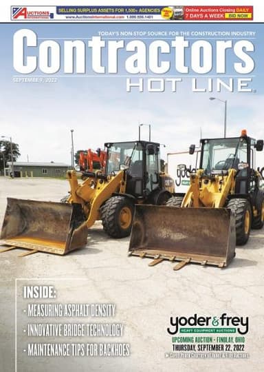 Contractors Hot Line - September 9, 2022