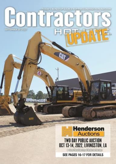 Contractors Hot Line - September 30, 2022