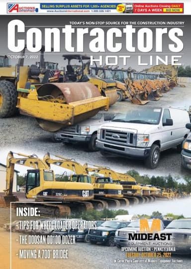 Contractors Hot Line - October 7, 2022