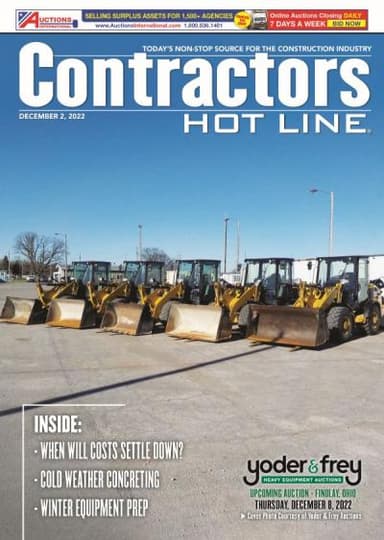 Contractors Hot Line - December 2, 2022