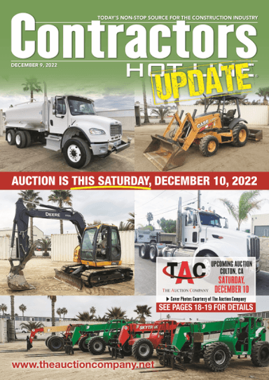 Contractors Hot Line - December 9, 2022