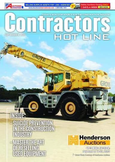 Contractors Hot Line - September 8, 2023