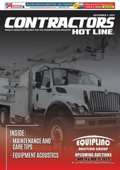 Contractors Hot Line - November 3, 2023